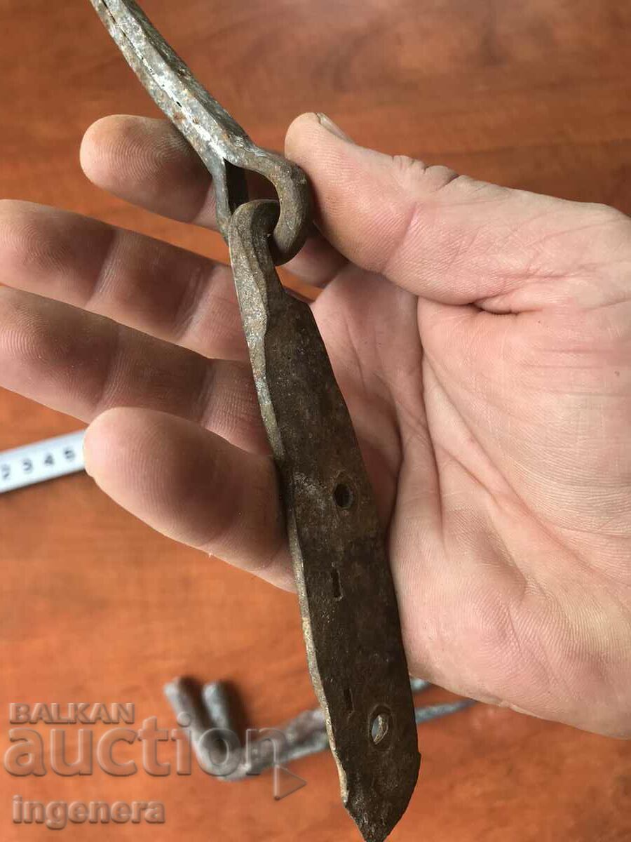 LATCH MANDALA HINGES FOR COUNTRY GATE FORGED - 5 LATCH MANDALA HINGES FOR COUNTRY GATE FORGED - 5