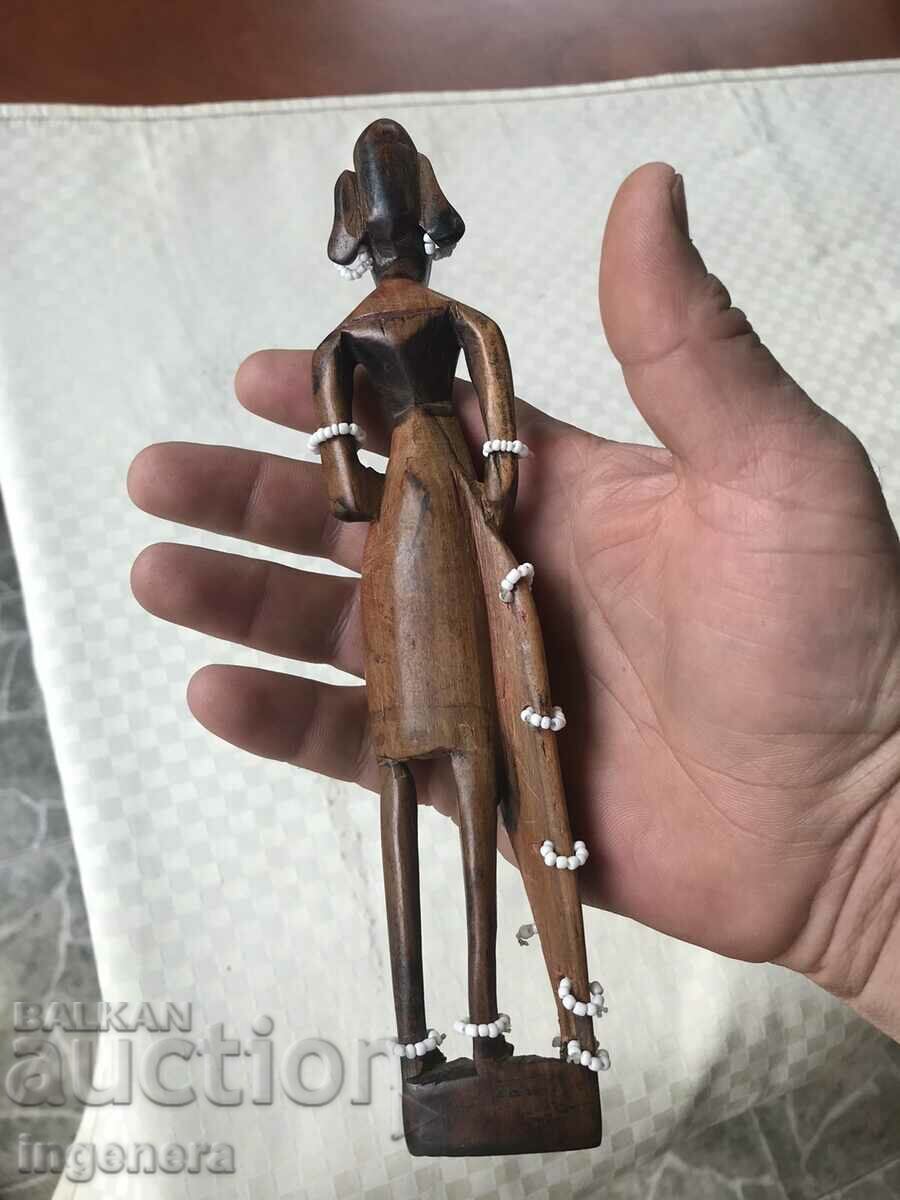 FIGURE WOOD PLASTIC CARVING STATUETTE SCULPTURE EBONY - 7 FIGURE WOOD PLASTIC CARVING STATUETTE SCULPTURE EBONY - 7