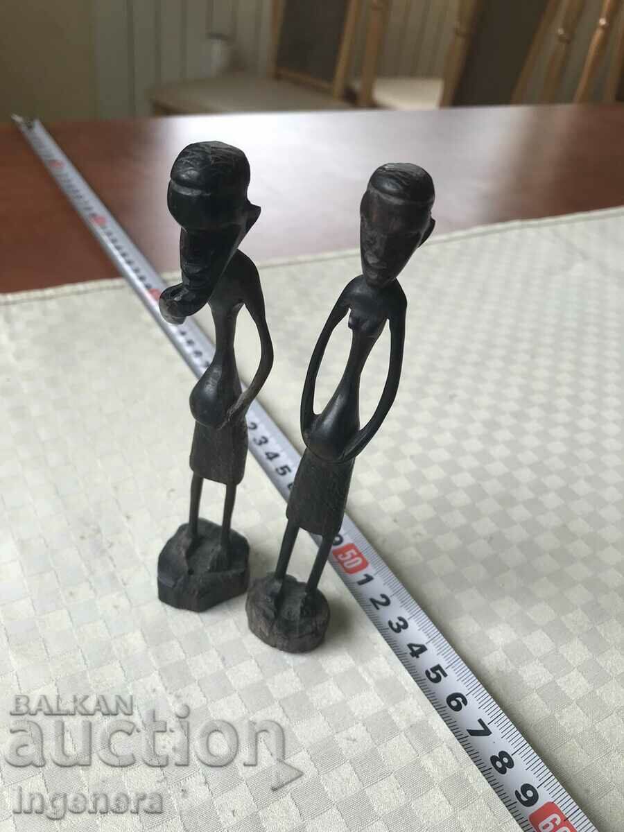 FIGURE WOOD PLASTIC CARVING STATUETTE SCULPTURE EBONY-PAIR with price 52.00 BGN | € 26.59 FIGURE WOOD PLASTIC CARVING STATUETTE SCULPTURE EBONY-PAIR with price 52.00 BGN | € 26.59
