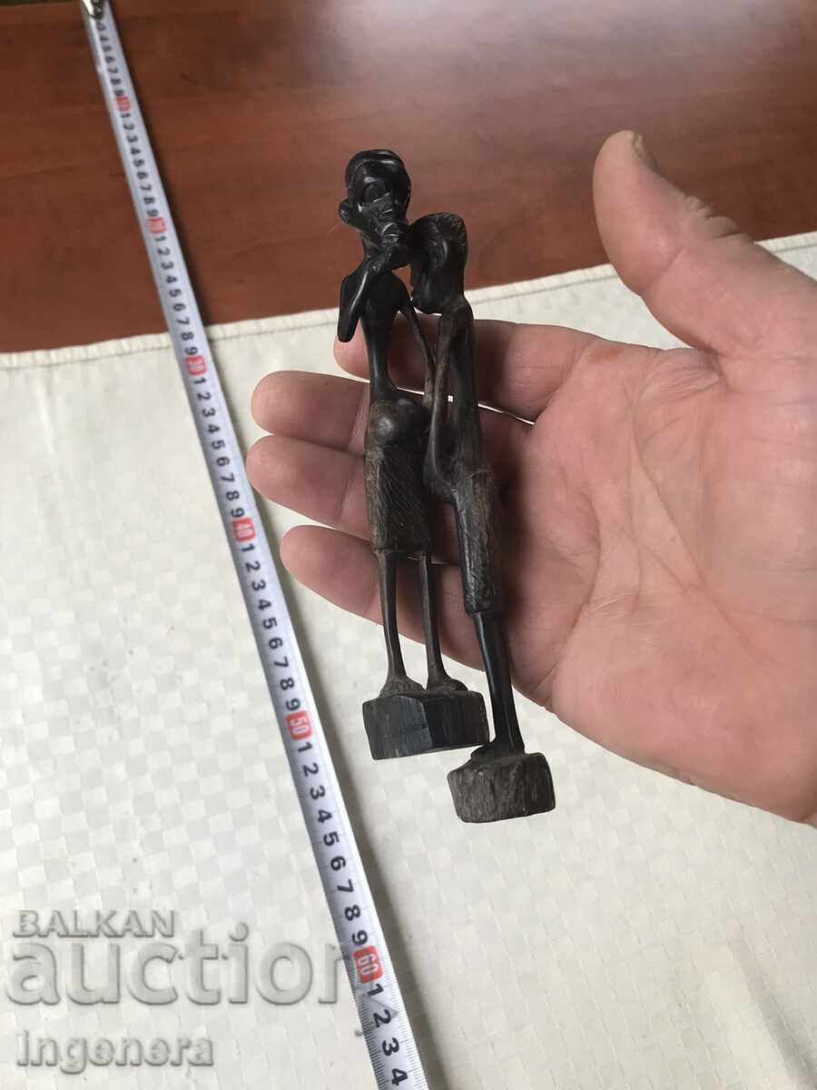 Delivery of FIGURE WOOD PLASTIC CARVING STATUETTE SCULPTURE EBONY-PAIR Delivery of FIGURE WOOD PLASTIC CARVING STATUETTE SCULPTURE EBONY-PAIR