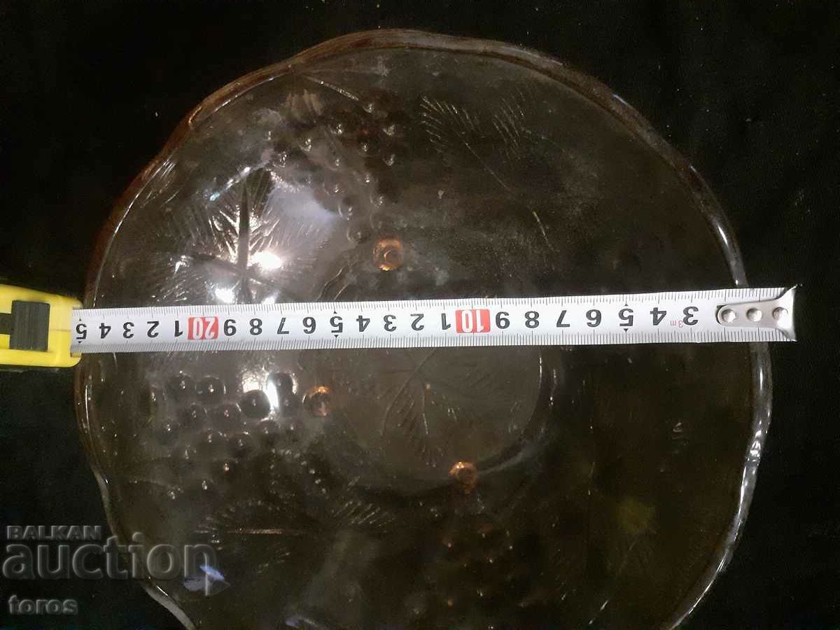 Lot bowl, structure, tray, glassware - 7 Lot bowl, structure, tray, glassware - 7