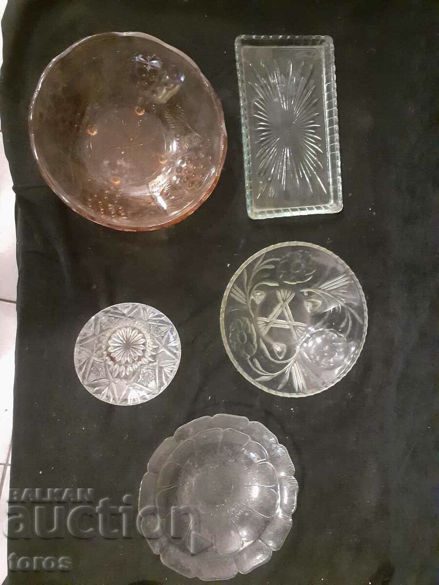 Lot bowl, structure, tray, glassware