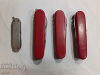 O mulțime de cuțite elvețiene, multe, cuțite