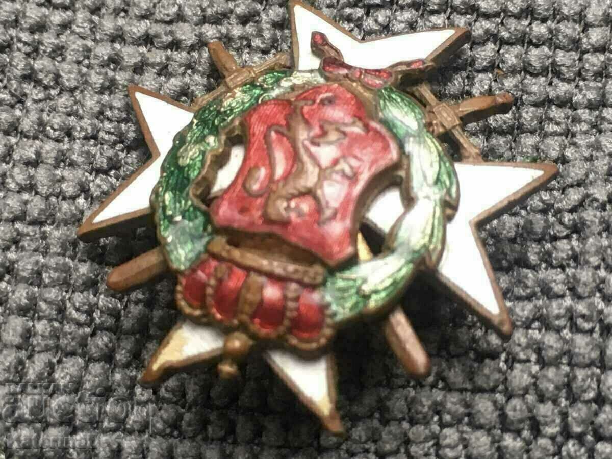 Delivery of Miniature Enamel Cross of Gallantry