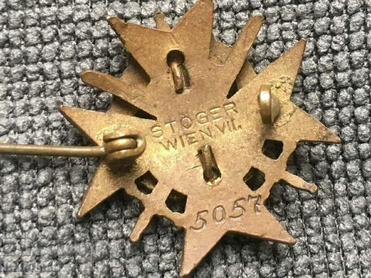 Μινιατούρα σμάλτο Σταυρός Gallantry - 5 Μινιατούρα σμάλτο Σταυρός Gallantry - 5