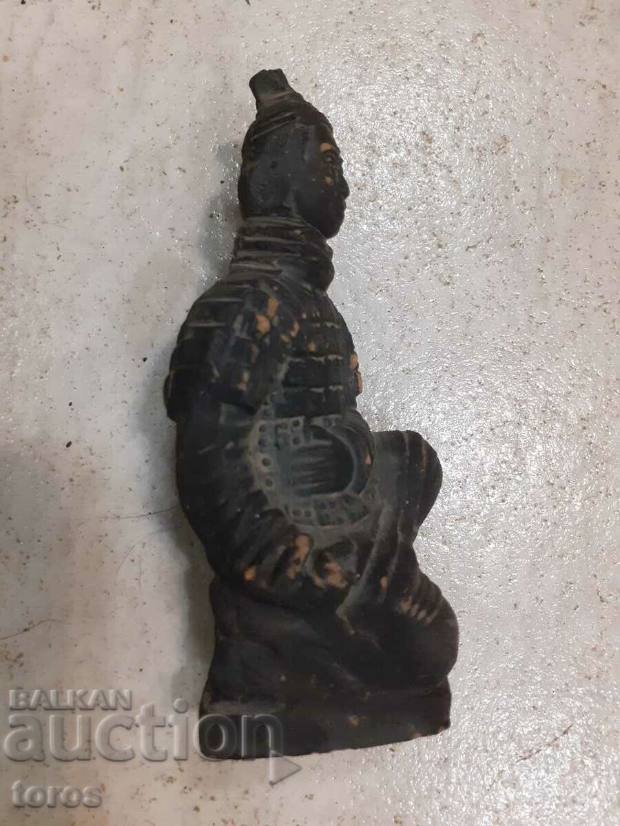 Δημοπρασία Παλαιός Κινέζος κεραμικός στρατιώτης, ειδώλιο, σχήμα Δημοπρασία Παλαιός Κινέζος κεραμικός στρατιώτης, ειδώλιο, σχήμα