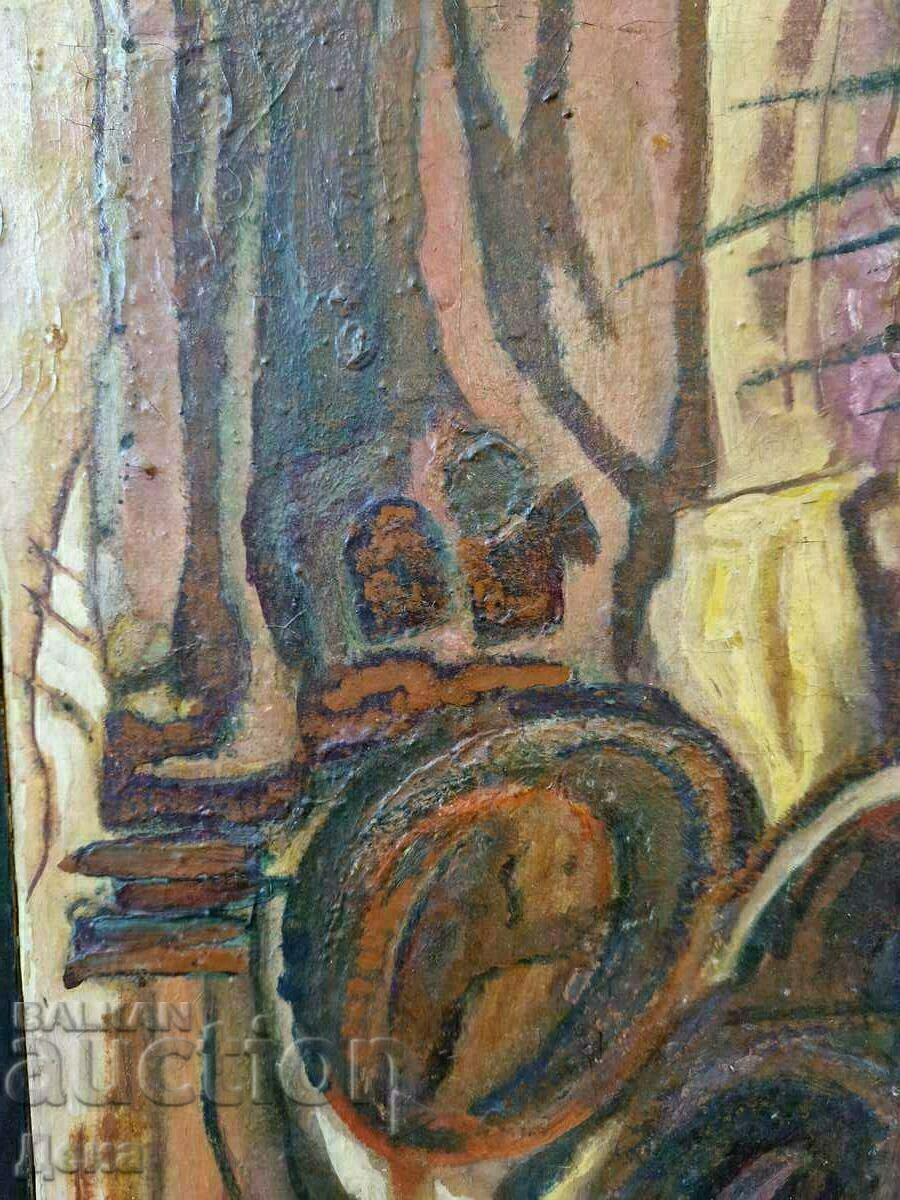 Доставка на Интересна стара,майсторска картина