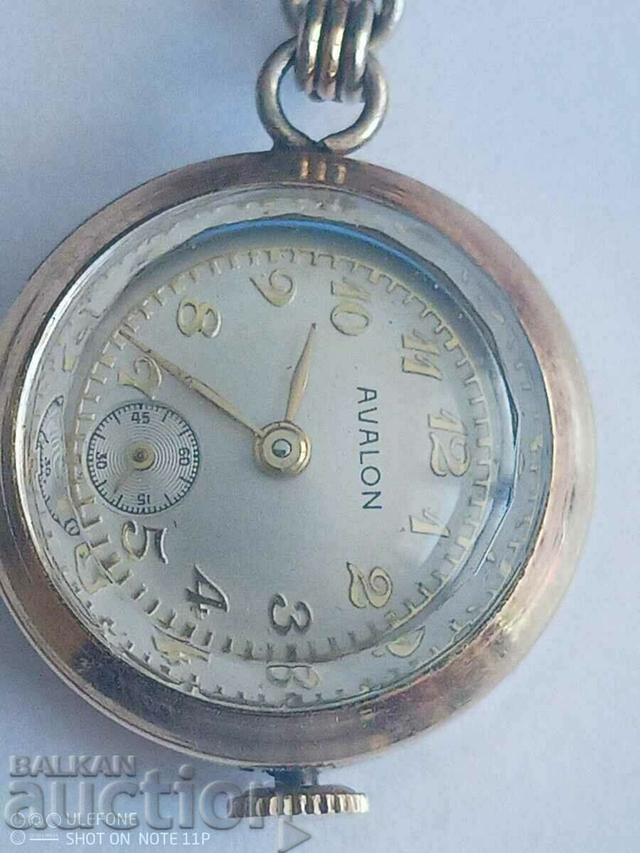 Auction Vintage AVALON gold-plated women's watch 1930 from America Auction Vintage AVALON gold-plated women's watch 1930 from America