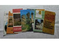 BULGARIA ADVERTISING TOURIST BROCHURES LOT 10 ISSUES 197..y./