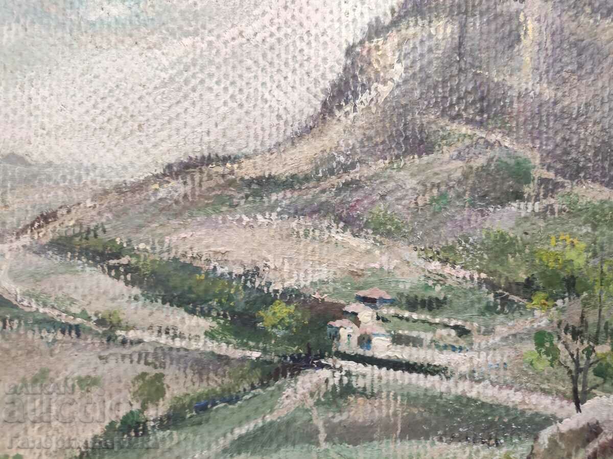 Delivery of Peter Boyadzhiev oil painting