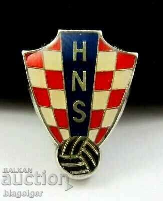 Auction FOOTBALL BADGE - CROATIA FOOTBALL FEDERATION Auction FOOTBALL BADGE - CROATIA FOOTBALL FEDERATION