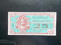 ARMATA SUA, 25 de cenți, numărul 521, 1954