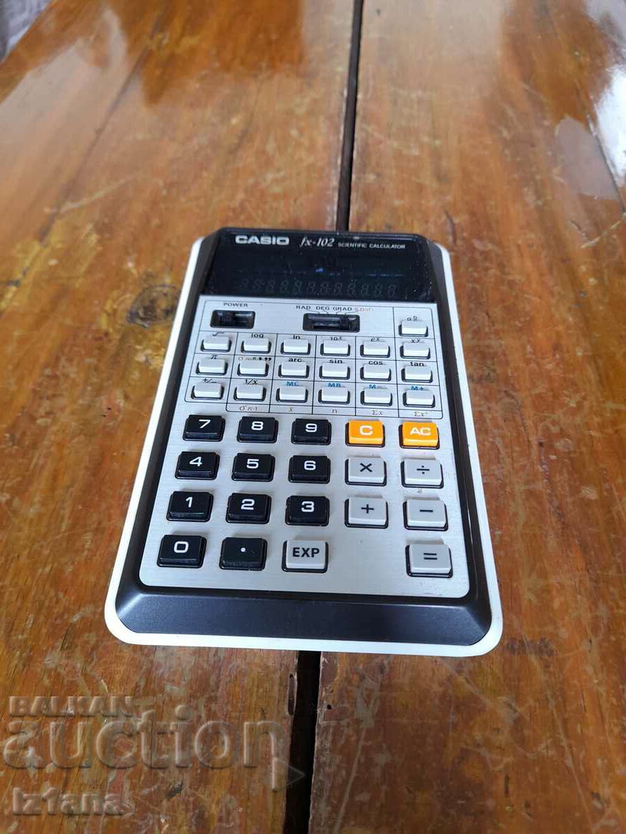 Old Casio FX-102 calculator