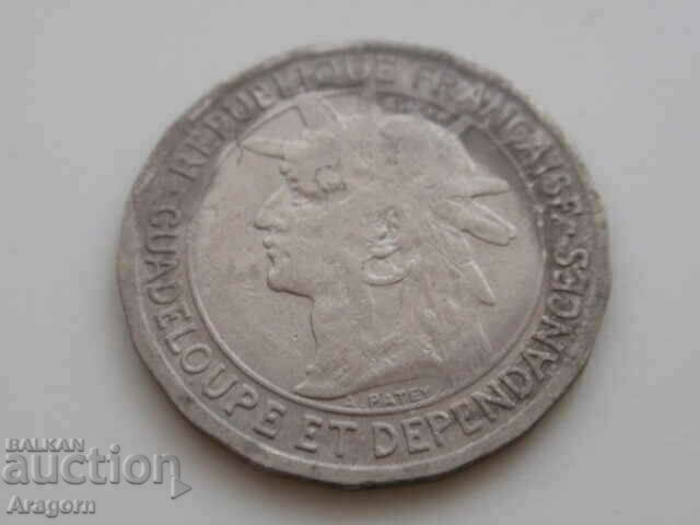 σπάνιο νόμισμα Γουαδελούπη 50 εκατοστά 1903. Γουαδελούπη με τιμή € 35.79 | 70.00 BGN