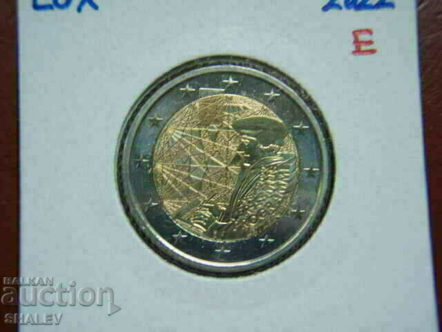 Delivery of 2 euro 2022 Luxembourg "Erasmus" 2 euro