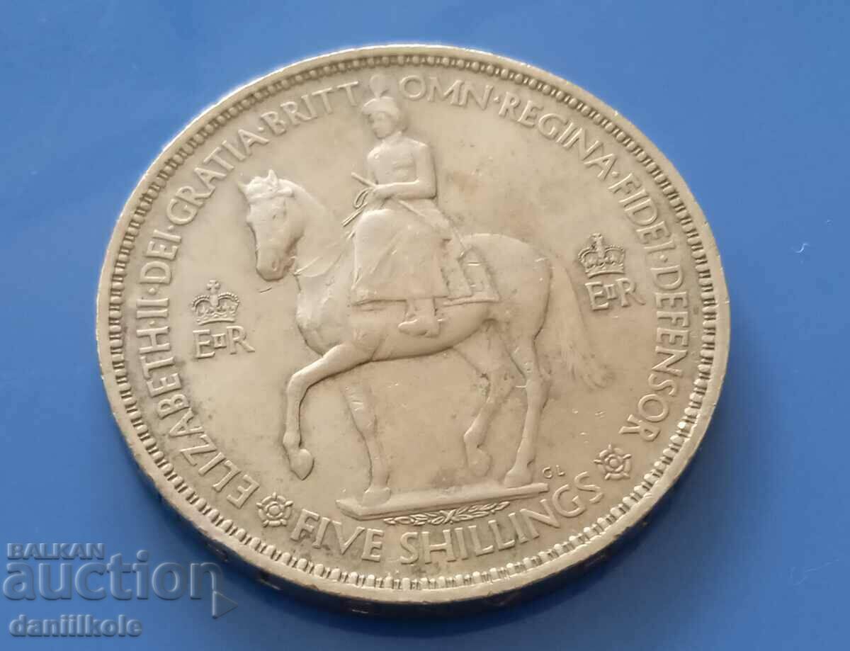 Аукцион *$*Y*$* 5 ШИЛИНГА 1953 - КОРОНАЦИЯТА НА ЕЛИЗАБЕТ II *$*Y*$* Аукцион *$*Y*$* 5 ШИЛИНГА 1953 - КОРОНАЦИЯТА НА ЕЛИЗАБЕТ II *$*Y*$*