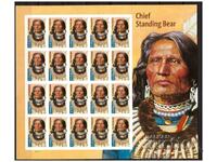 SUA 2023 Chief Sitting Bear foaie curată