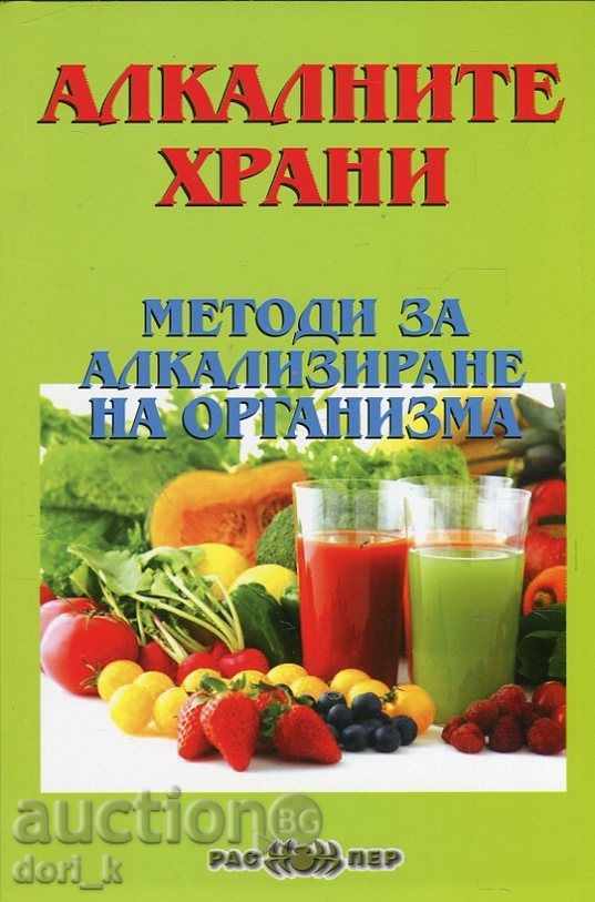 Alkaline foods. Methods for the alkalinity of the organism