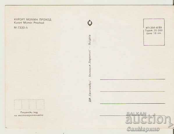 Card Bulgaria Resort Momin Prohod 2* with price 0.80 BGN | € 0.41 Card Bulgaria Resort Momin Prohod 2* with price 0.80 BGN | € 0.41