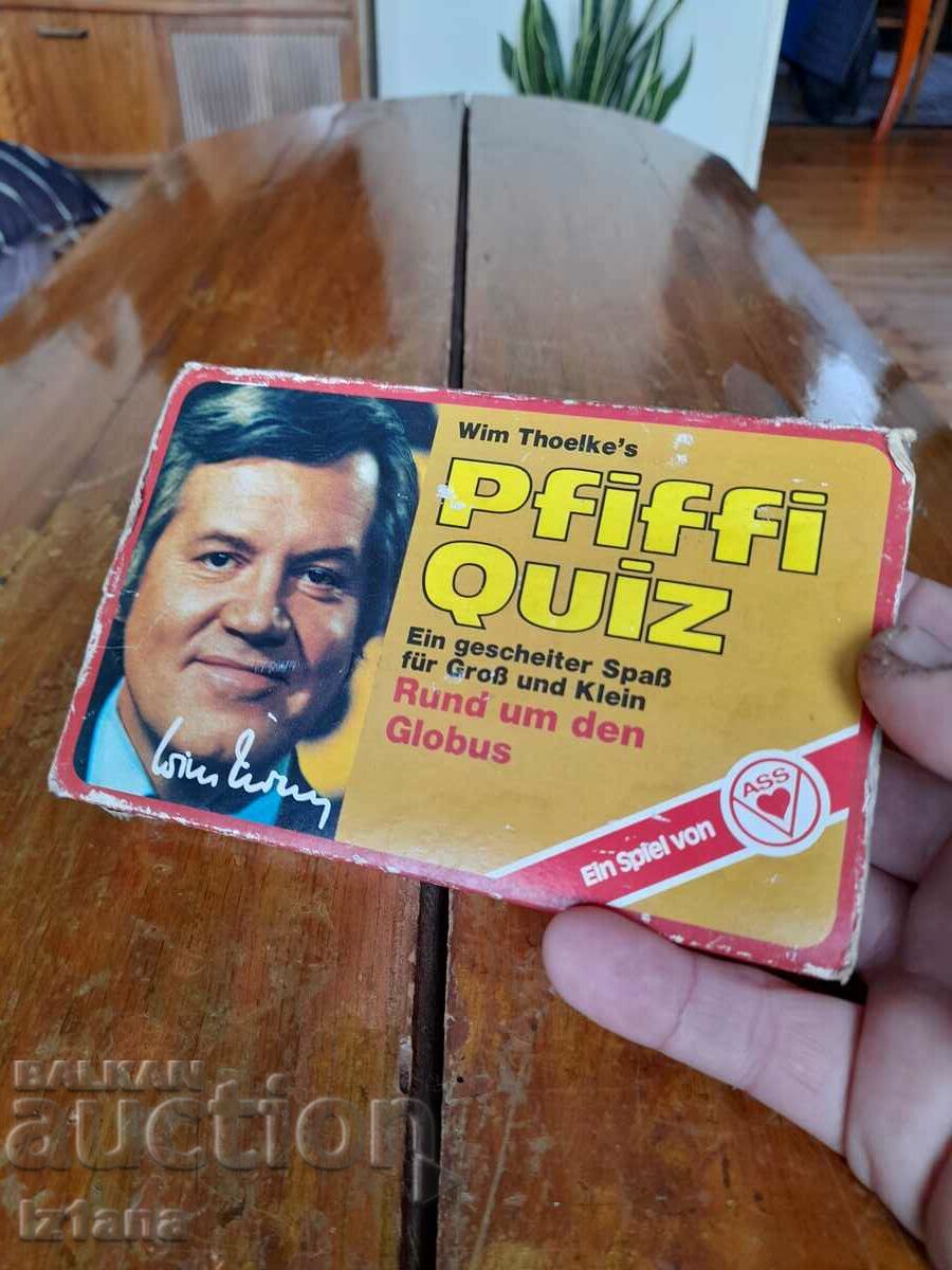 Old game Pfiffi Quiz with price 20.00 BGN | € 10.23 Old game Pfiffi Quiz with price 20.00 BGN | € 10.23