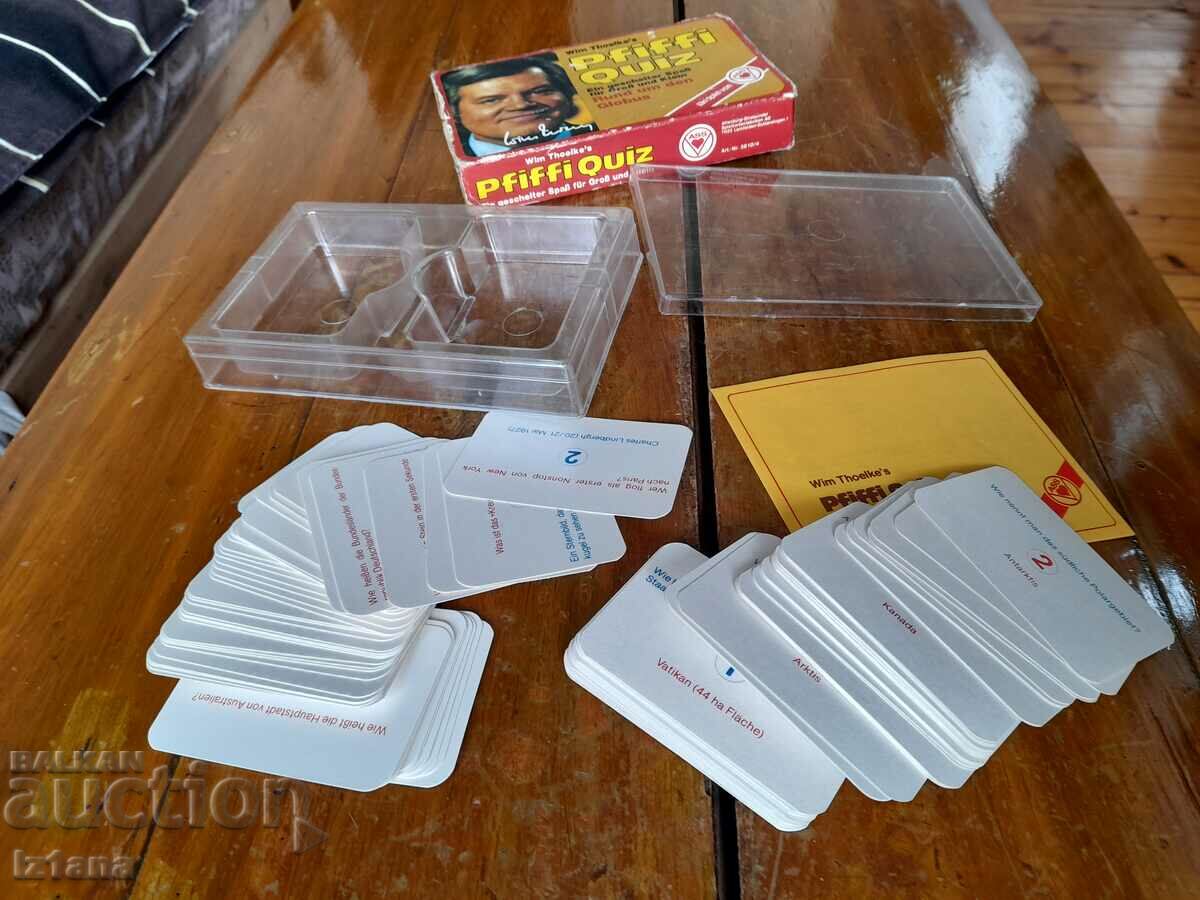 Old game Pfiffi Quiz - 5 Old game Pfiffi Quiz - 5