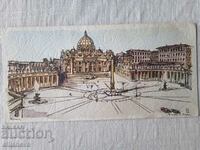 Пощенска картича Рим 1937г