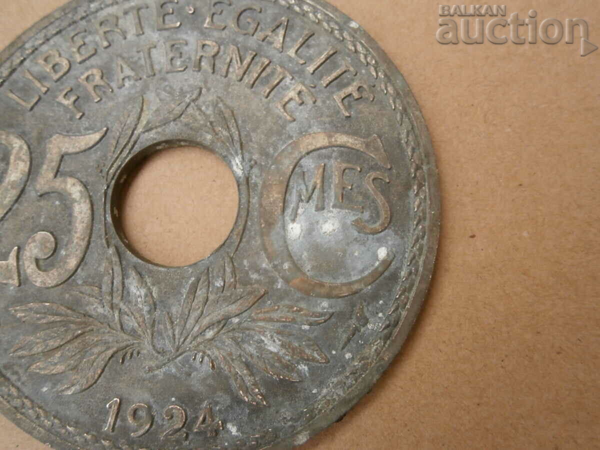 Δημοπρασία vintage διαφημιστική πλάκα νομίσματος 1924 Δημοπρασία vintage διαφημιστική πλάκα νομίσματος 1924