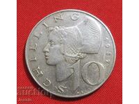 10 шилинга 1957 г. Австрия сребро