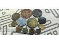 LOT OF 12 ISLAMIC COINS / PUNCHED