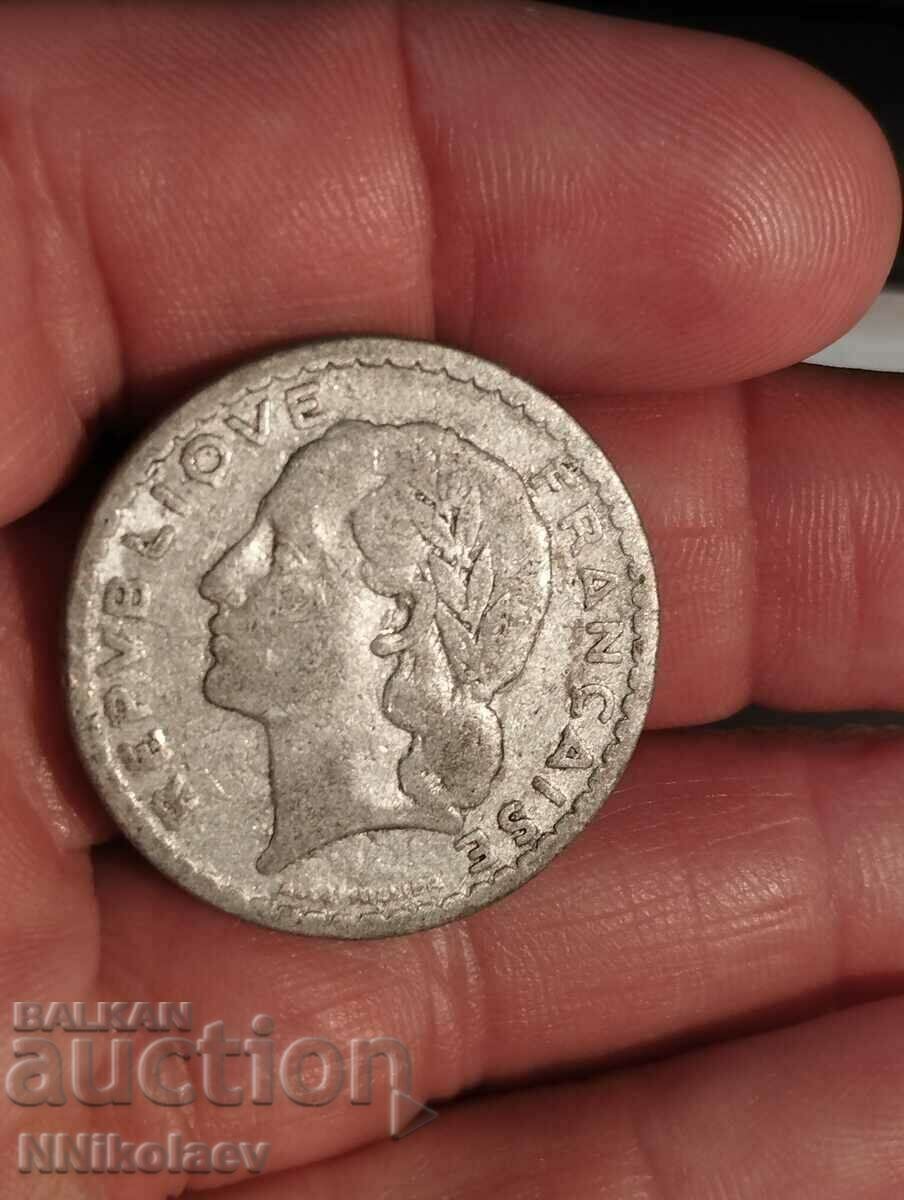 Livrarea 5 franci 1949 Franţa Livrarea 5 franci 1949 Franţa