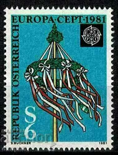 Austria 1981 Europe CEPT (**) clean series, unstamped