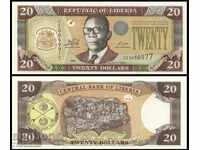 LIBERIA 20 Dollars LIBERIA 20 Dollars, P28e, 2009 UNC