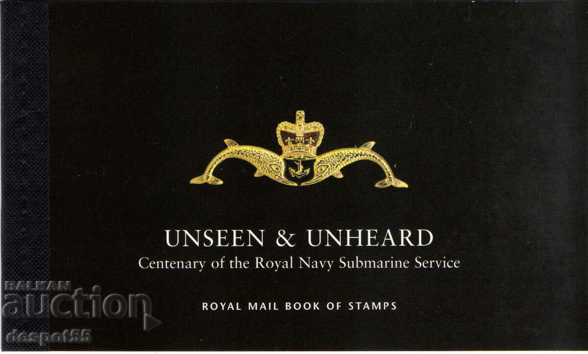 2001. Great Britain. Royal Navy - Submarines. Carnet.