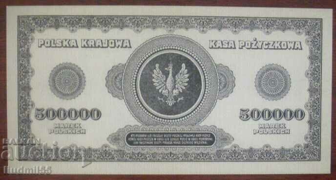POLAND - 500,000 MARKS 1923 REPRODUCTION