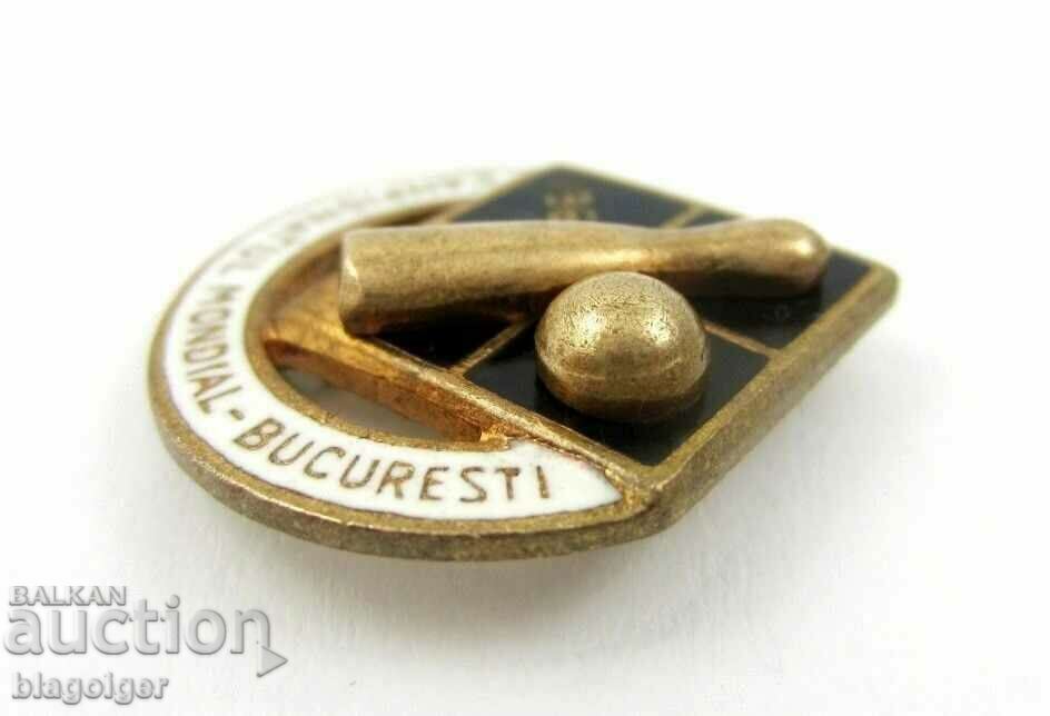 WORLD BOWLING CHAMPIONSHIP-1966-ROMANIA-TOP with price 12.99 BGN | € 6.64 WORLD BOWLING CHAMPIONSHIP-1966-ROMANIA-TOP with price 12.99 BGN | € 6.64