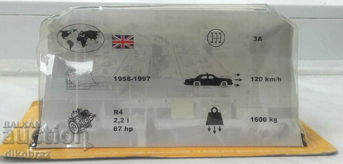 Delivery of Taxi London 1958 Austin FX 4 cart for collection M 1: 37 Delivery of Taxi London 1958 Austin FX 4 cart for collection M 1: 37