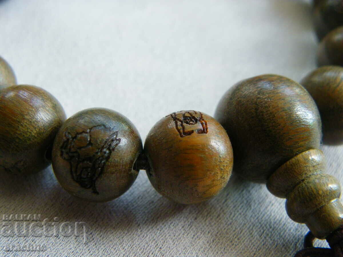 Βραχιόλι Βούδα για διαλογισμό από το σπάνιο και πολύτιμο ξυλόξυλο - 5