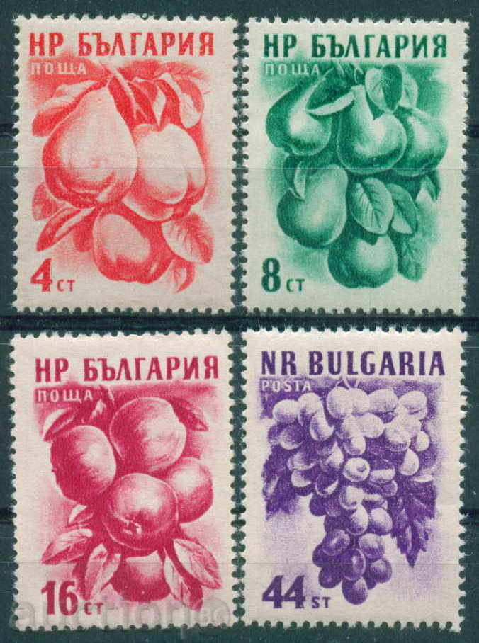 1014 Βουλγαρία 1956 Πρότυπο - φρούτα (Ι μέρος). **