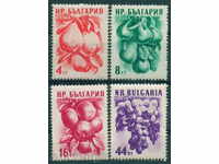 1014 България 1956 Редовни - плодове (I част). **
