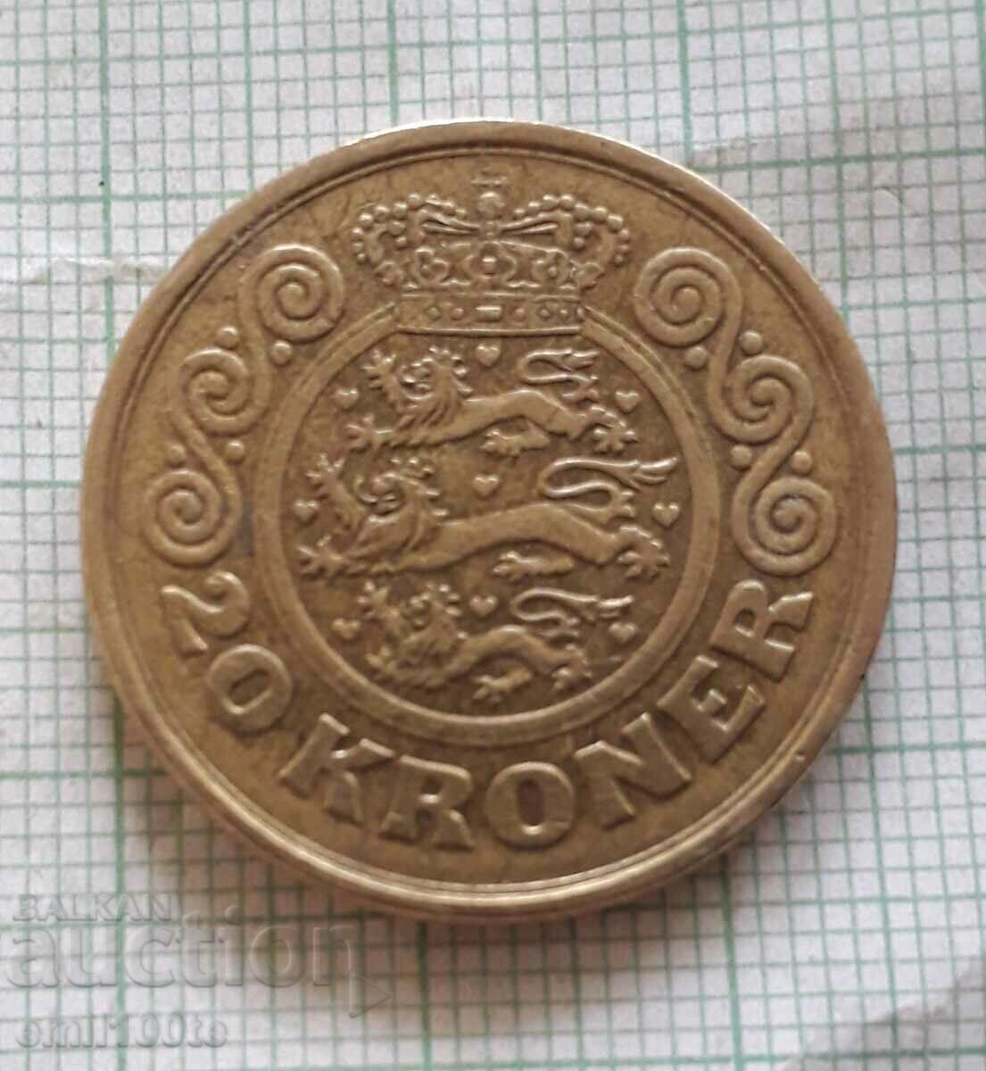 20 de coroane 1990 Danemarca