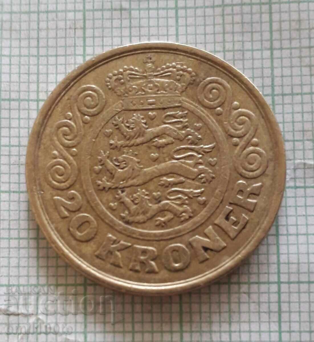 20 de coroane 1990 Danemarca