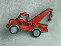 Radar Truck Crane Badge