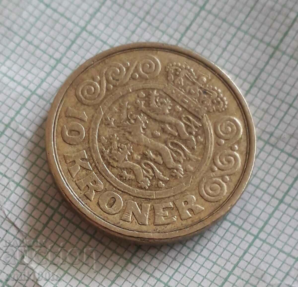 10 kroner 1989 Denmark with price 2.00 BGN | € 1.02