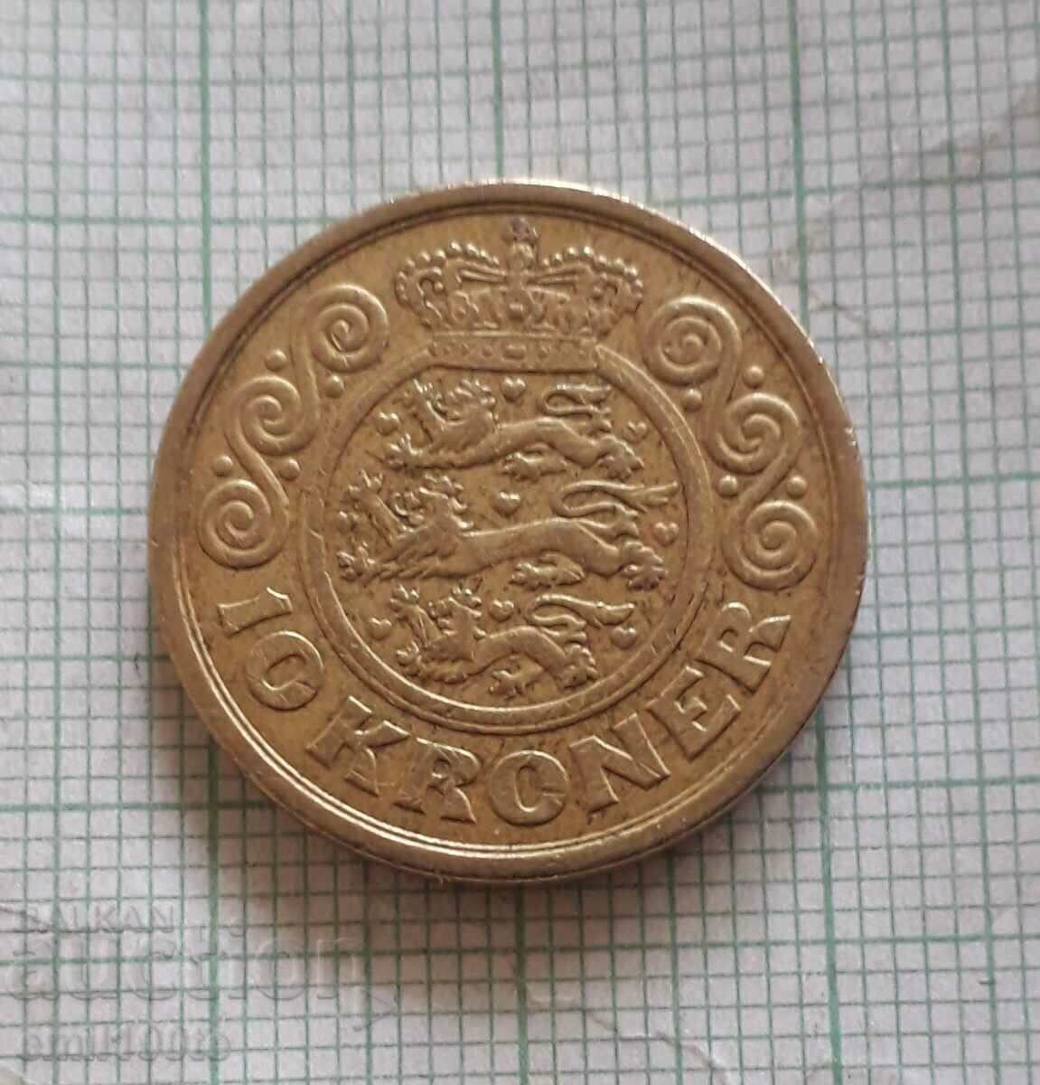 10 крони 2002 г. Дания