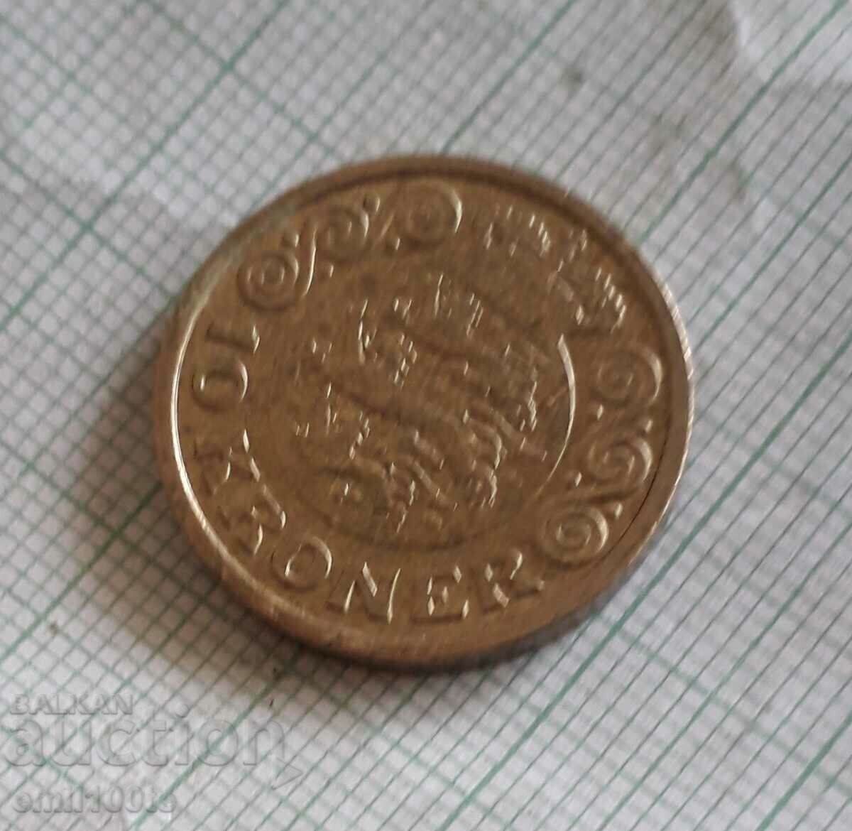 10 kroner 2017. Denmark with price 3.00 BGN | € 1.53 10 kroner 2017. Denmark with price 3.00 BGN | € 1.53