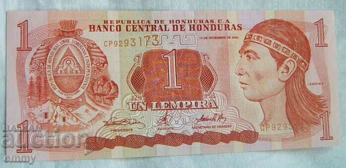 Banknote Honduras - 1 lempira - 2000
