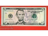 ΗΠΑ ΗΠΑ 5 $ - PF - έκδοση - τεύχος 2017 A - NEW STAR UNC