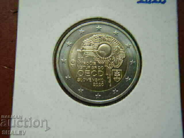 2 euro 2020 Slovakia "OECD" - Unc (2 euro) with price 8.89 BGN | € 4.55 2 euro 2020 Slovakia "OECD" - Unc (2 euro) with price 8.89 BGN | € 4.55