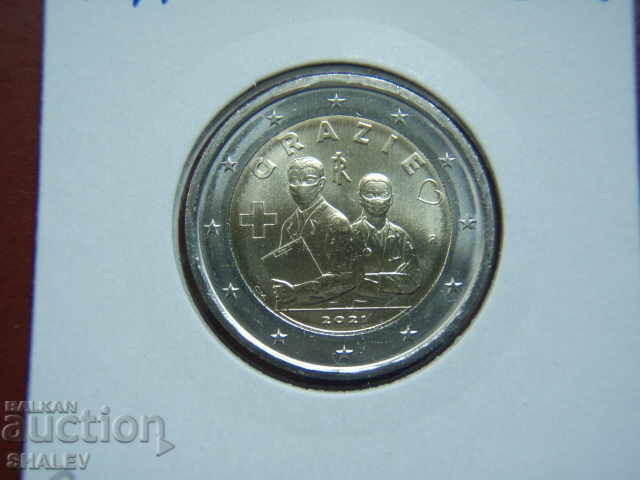 Auction 2 euro 2021 Italy "Sanitarie" (2) /Italy/ - Unc (2 euro) Auction 2 euro 2021 Italy "Sanitarie" (2) /Italy/ - Unc (2 euro)