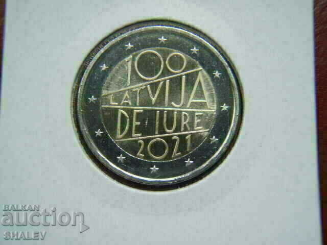 Delivery of 2 euro 2021 Latvia "100 years" /Latvia/ - Unc (2 euro) Delivery of 2 euro 2021 Latvia "100 years" /Latvia/ - Unc (2 euro)